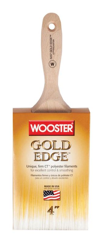 Gold Edge 4 In. Firm Straight Paint Brush - Model 5237-4