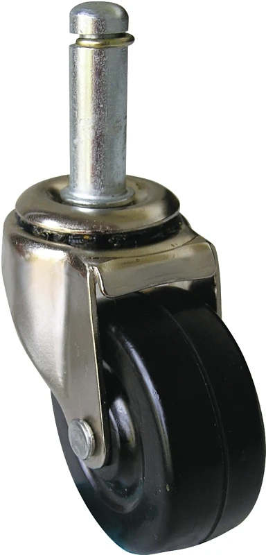 2 In. Swivel Soft Rubber Caster 80 Lb Load Capacity 1 Pk Model 9193
