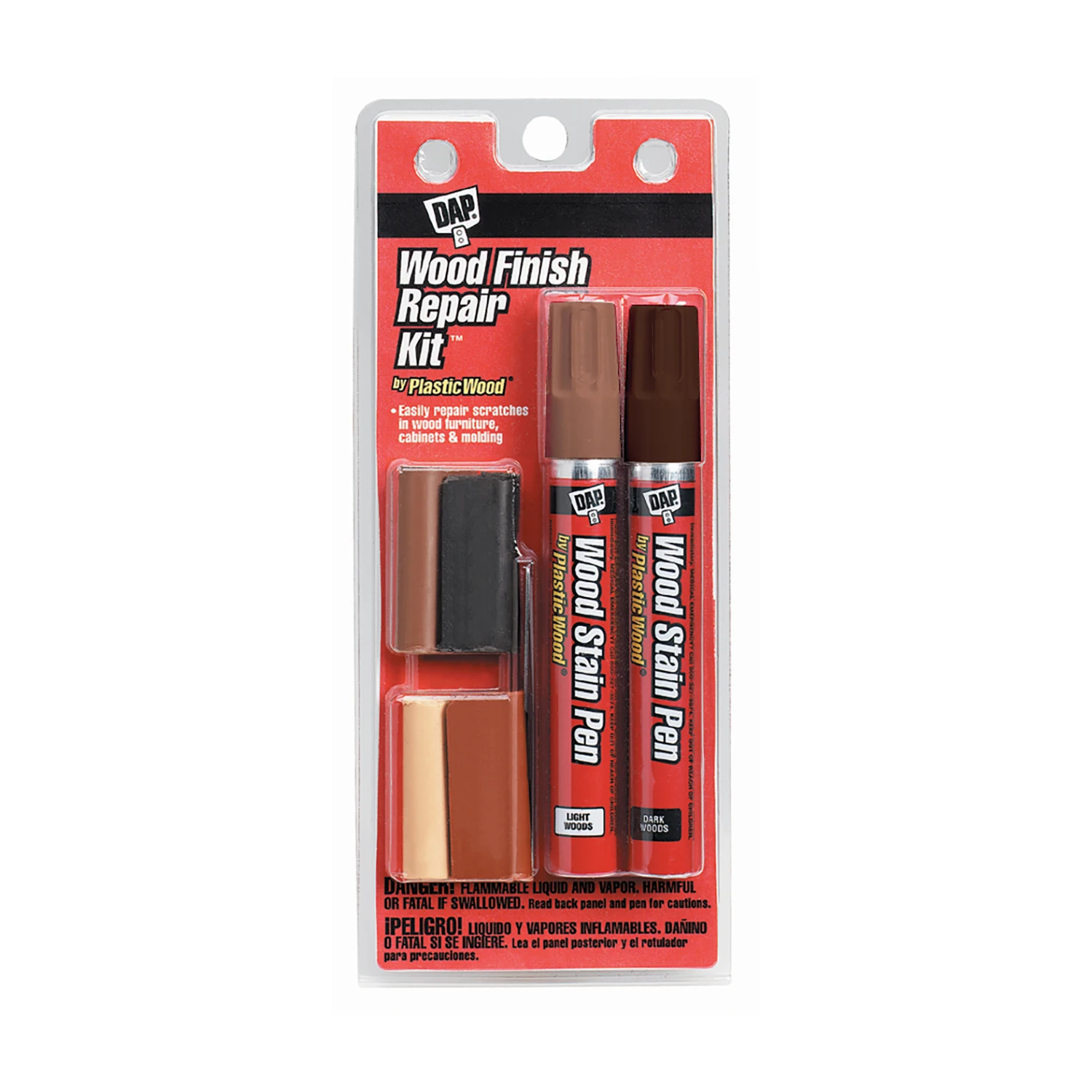 7-piece Multicolored Wood Finish Repair Kit