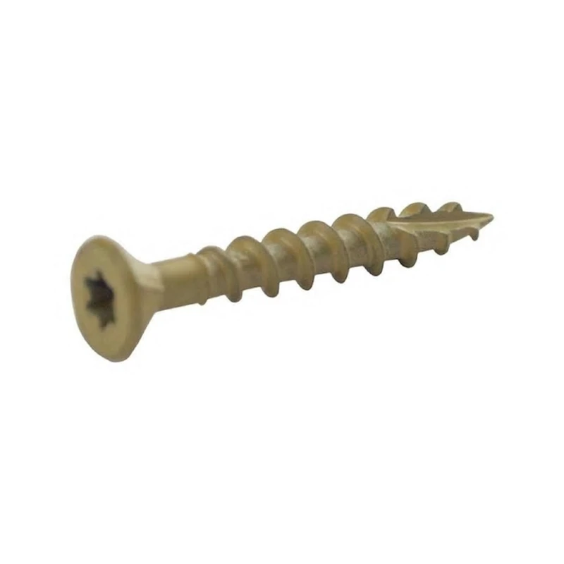 Grip-Rite PrimeGuard Plus #8 x 2-in Gold Polymer Deck Screws (5-lbs)