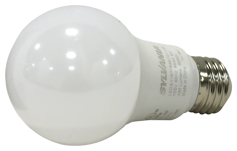 74081 A19 Led Light Bulbs, 40w Equivalent, 6w, 5000k, 2 Pack
