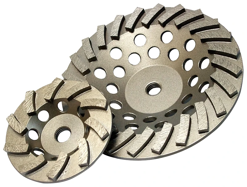 Deluxe-cut Turbo Cup Grinder 4 Inch X 5/8-11 With 10 Segments
