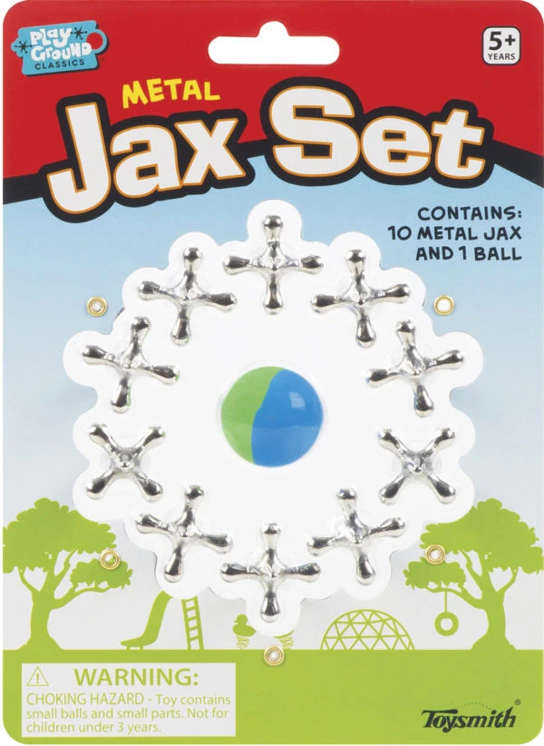 Classic Metal Jax Set With Ball - Color Variations Available