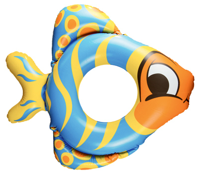 Inflatable Fish Swim Tube For Pool, Vinyl, Ages 3 And Up, Model 81253