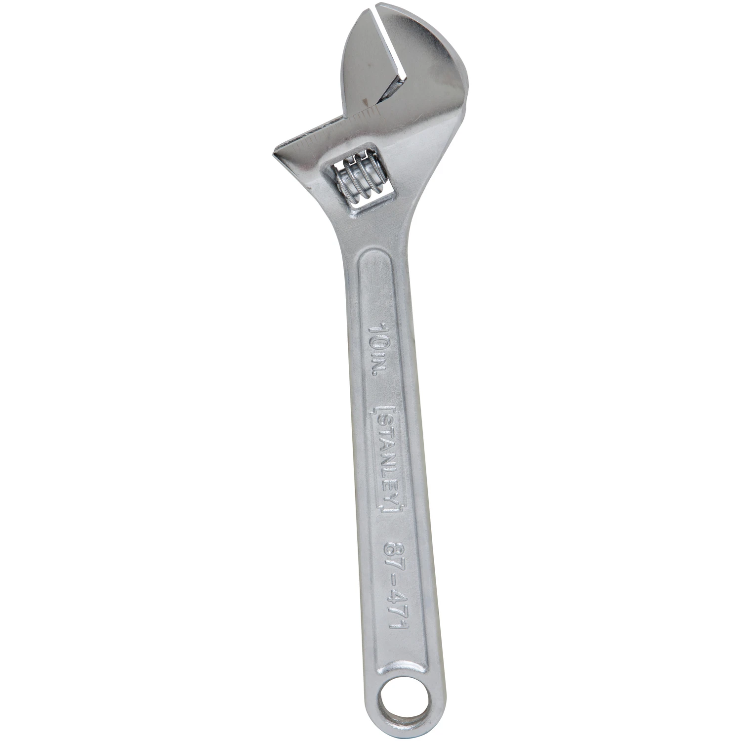 10 In. Adjustable Wrench - Metric And Sae, Chrome Vanadium Steel