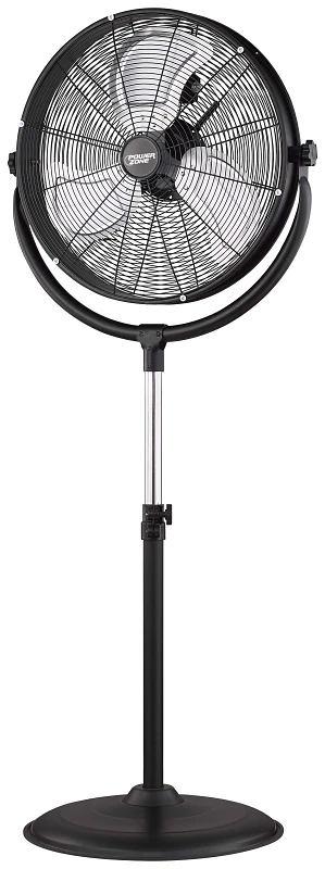 Fes50-t5 High-velocity Pedestal Stand Fan, 20 In Diameter, 3 Speed Settings