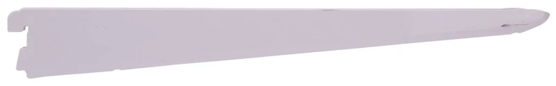 White Shelf Bracket 14 In. Depth, 2 In. Width, 1/2 In. Thickness