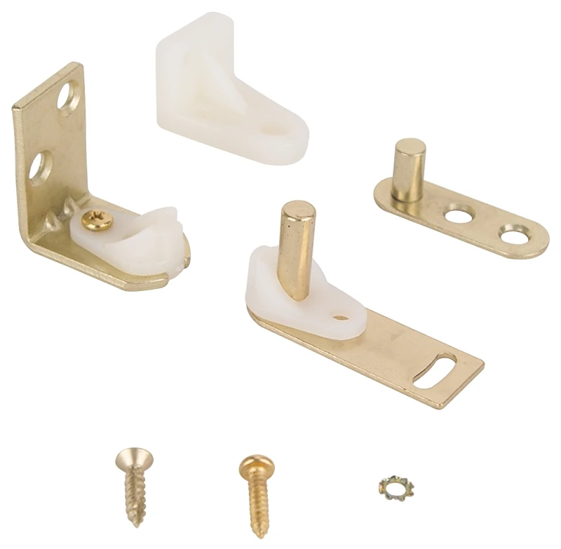 Lr-025-ps Gravity Pivot Hinge For Lightweight Doors, Satin Brass Finish