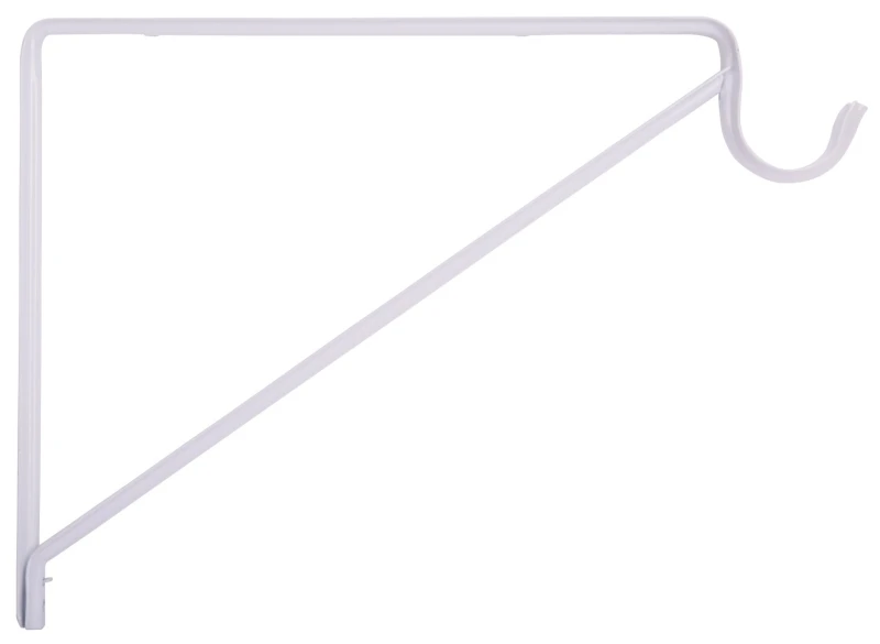 1817527 Standard Shelf/rod Support, 132 Lb/pair, 9.5 In L X 11 In D, White (10 Pk)