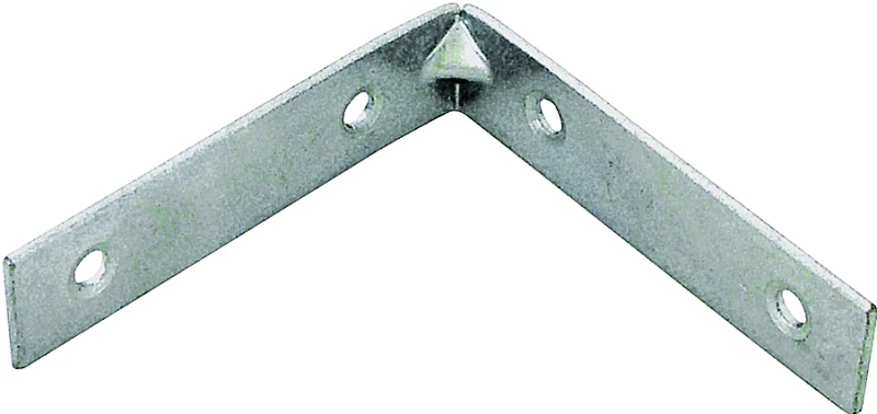 Corner Brace 4 In L X 7/8 In W Steel Zinc Plated