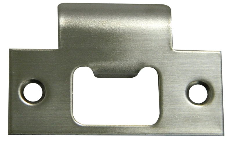 7773336 T-strike Plate Grade 2, Stainless Steel, 2-3/4 X 1-1/8 In, 10 Pk