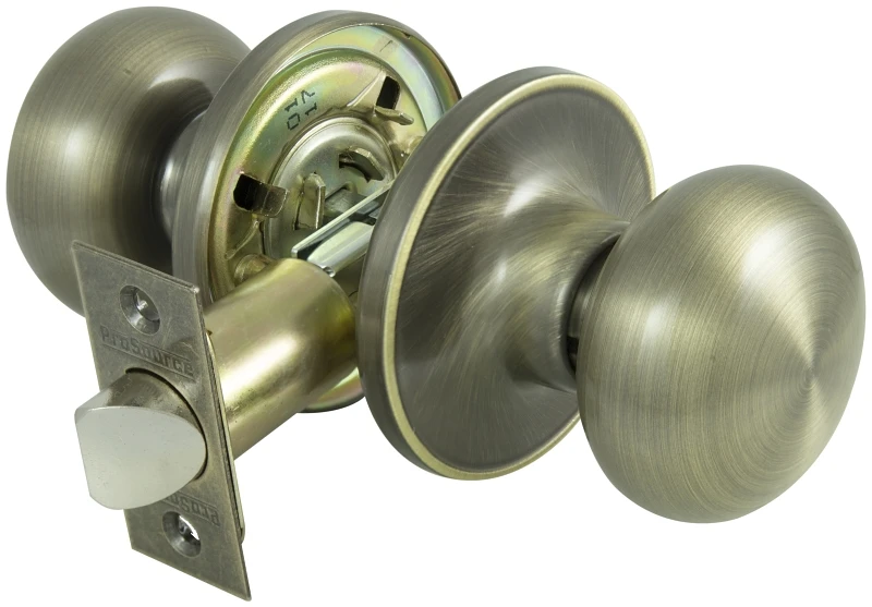 Tf830v-ps Passage Door Knobset With Adjustable Latch Assembly
