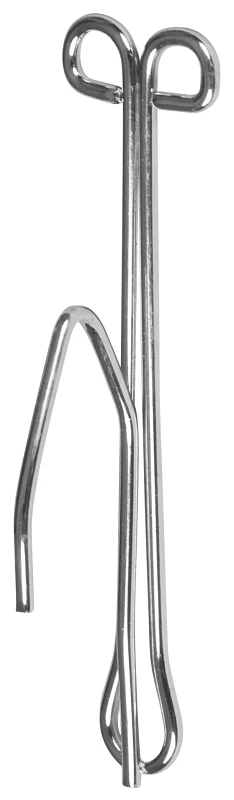 Kn1043 3 X 1 In. Slip-in Hook, Silver, 14 Pk For Curtains