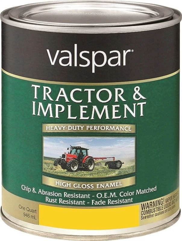 4432-09 New Holland Yellow Tractor And Implement Enamel Paint, 1 Quart Can