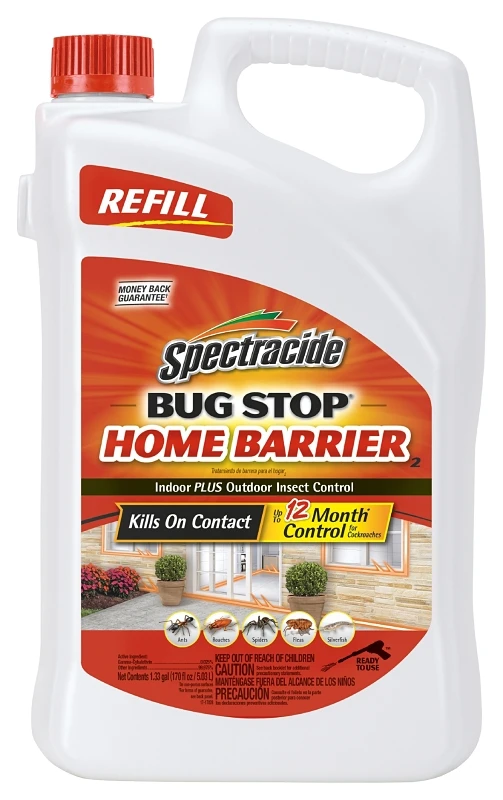 Bug Stop Home Barrier 2 Refill Liquid Insect Killer 1.33 Gallon