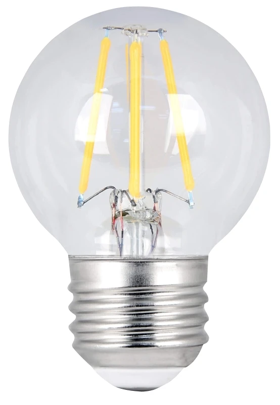 G16.5 E26 Led Bulb Soft White 60w Equivalent 2 Pk 500 Lumens Dimmable