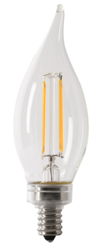 C10 E12 Led Bulb Daylight 40w Equivalent 300 Lumens 2 Pk