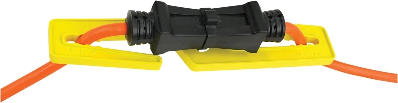 Orcacdl01 S-type Plastic Locking Cord Connector - Black/yellow