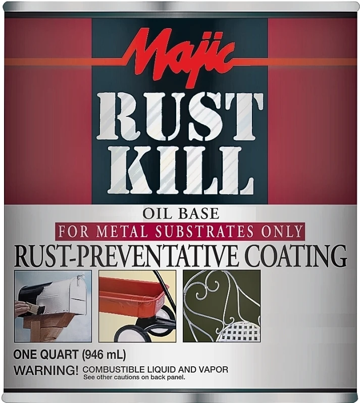 8-6013-2 Matte Black Rust Preventive Enamel, 1 Quart