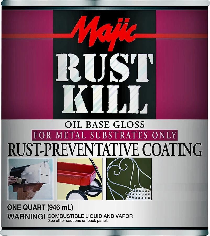 8-6009-2 Battleship Gray Rust Kill Enamel, 1 Quart