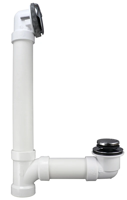 630lapvc Bath Drain Assembly Foot Lok Stop With Chrome Finish