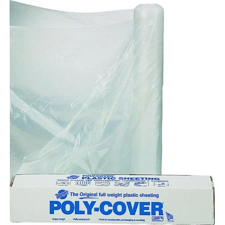 Poly 6x28-c 28' X 100' Clear Polyethylene Film, 6 Mil Thickness