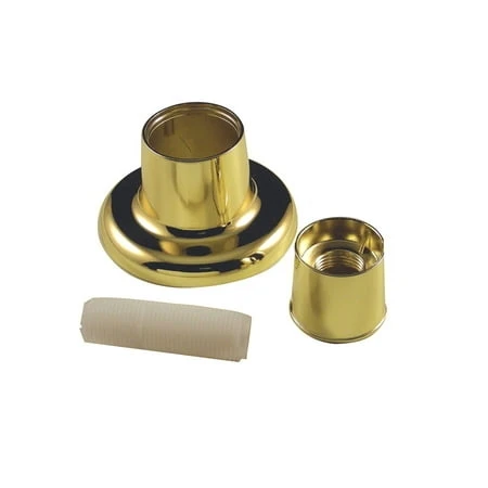 Adjustable Polished Brass Handle Flange & Nipple Model #80626