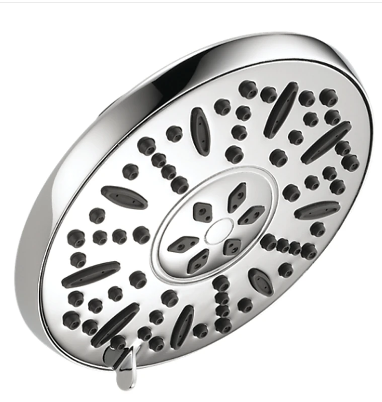 76367c 3-function Chrome Showerhead With Dial Spray Settings