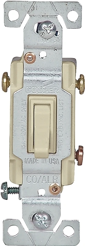 5223-7v-bu 3-way Toggle Switch, 15a, 120v, Ivory Finish