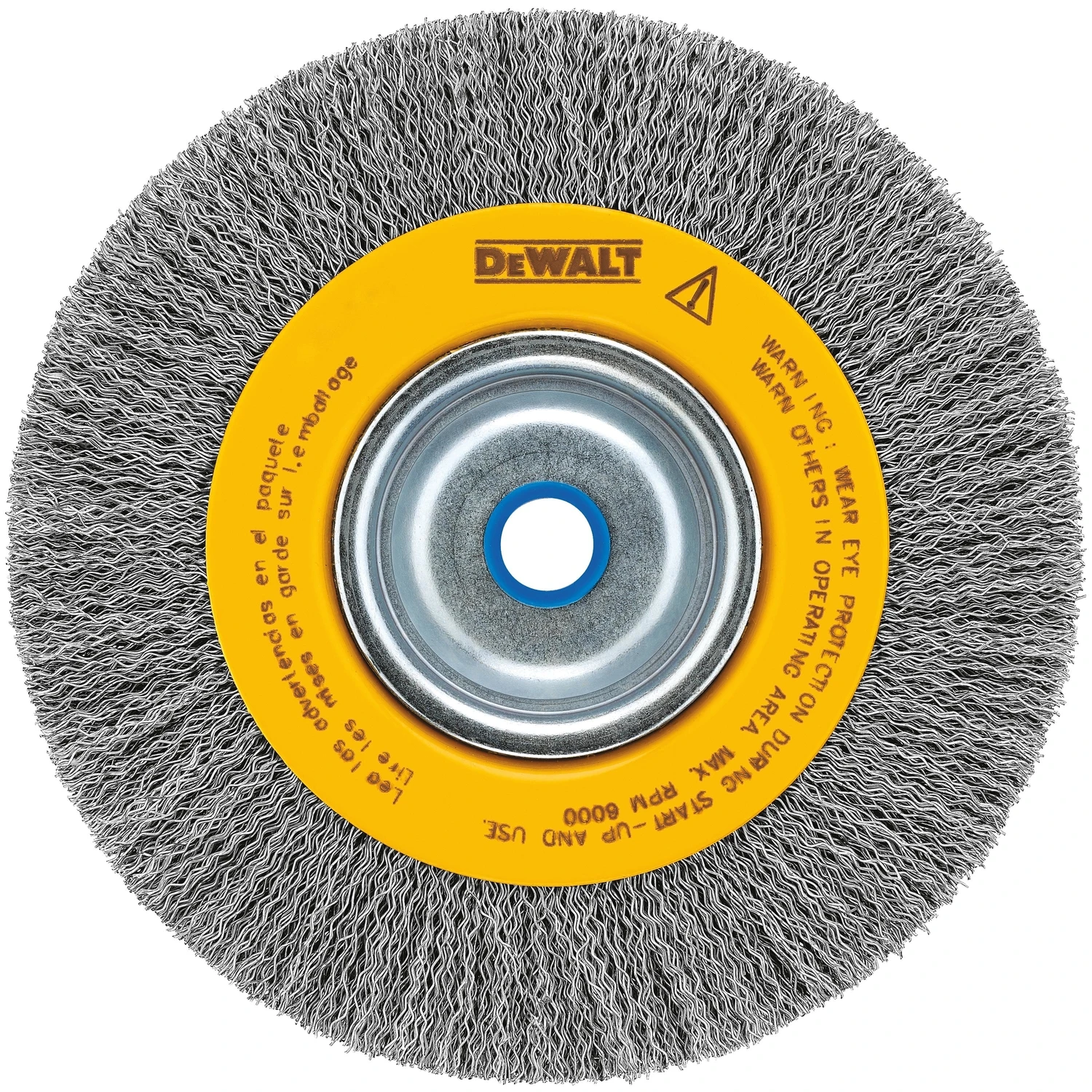 Crimped Wire Wheel, Wide-Face, 6 In.