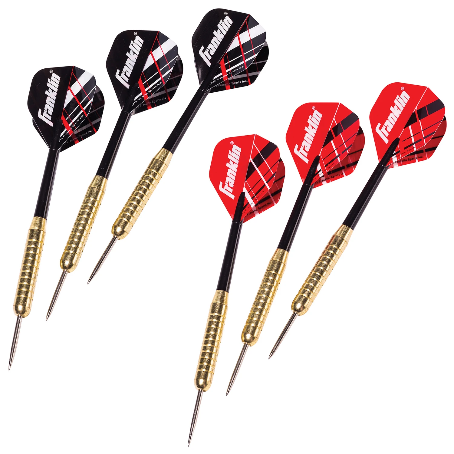 Brass-coated Steel 18 Gm. Steel Tip Dart Set (6-pack) Model 56011