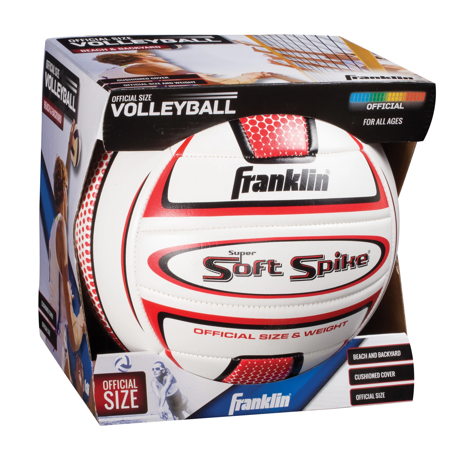 Franklin Sports 5487 Volleyball, Sponge Cover, Butyl Bladder