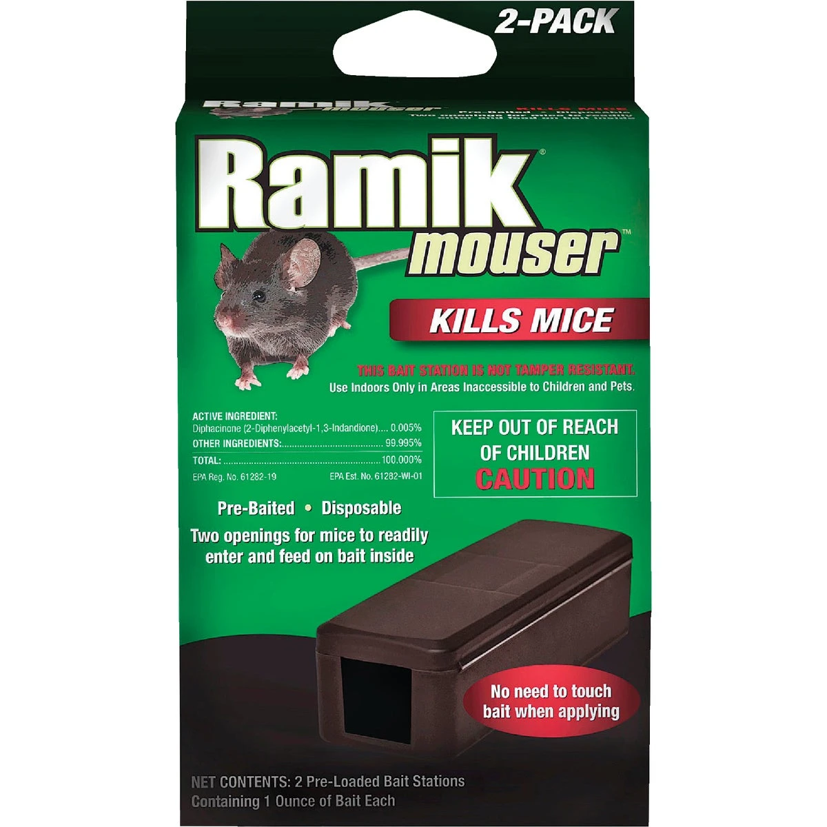 Bait Station Ramik Disposable 2pk Box