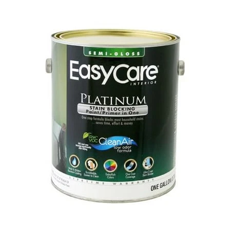 Easycare Platinum Interior Paint & Primer, Tint Base Semi-gloss Latex, 1 Gallon, Model Ecpst-gl