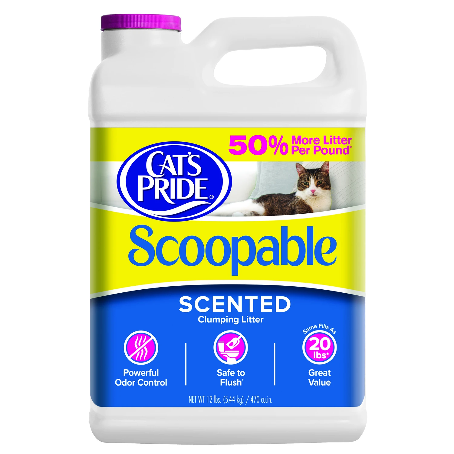 Scoopable Flushable Cat Litter, 12 Lbs.