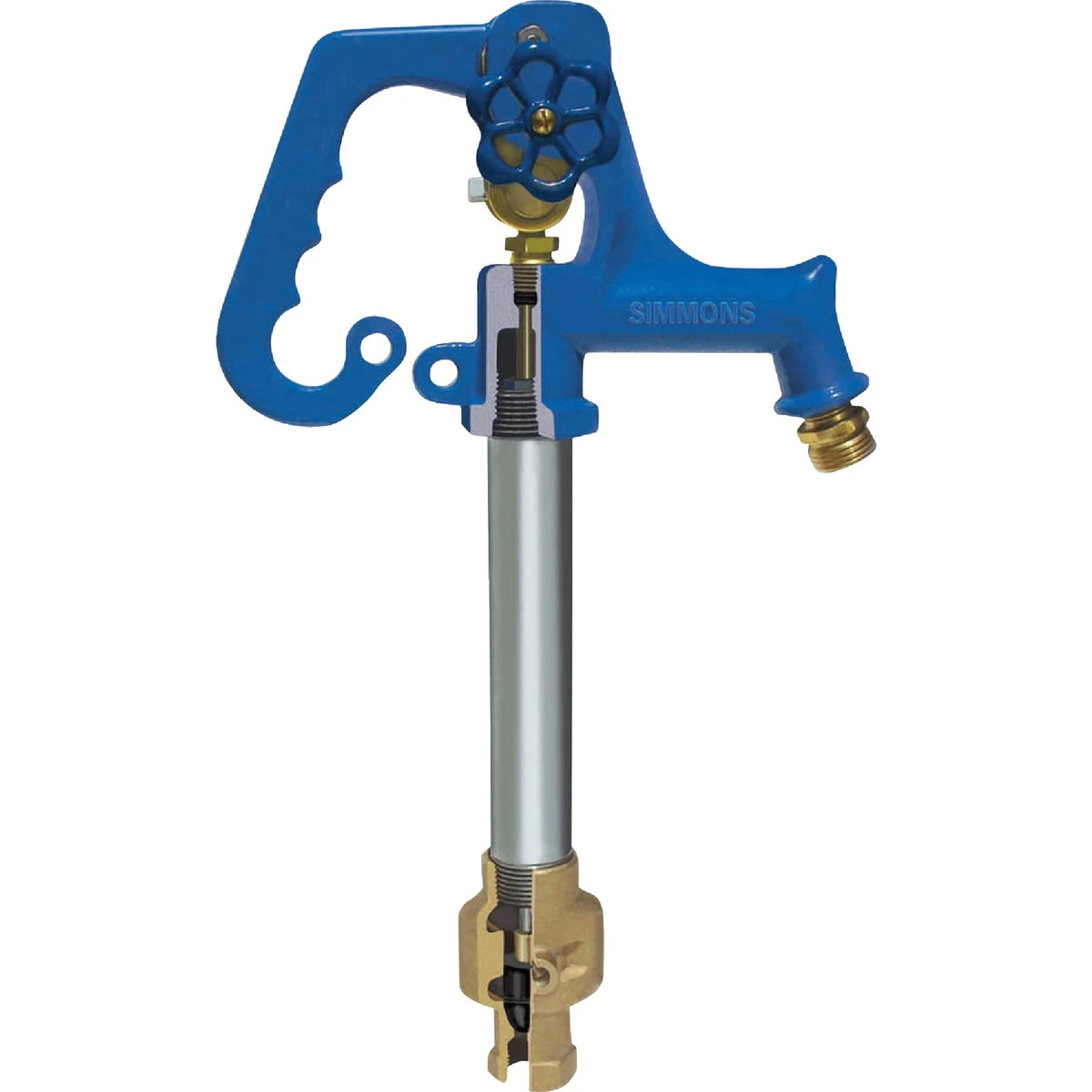 Domestic 6 Ft. Frost-proof Yard Hydrant With Cast Iron Head And Handle