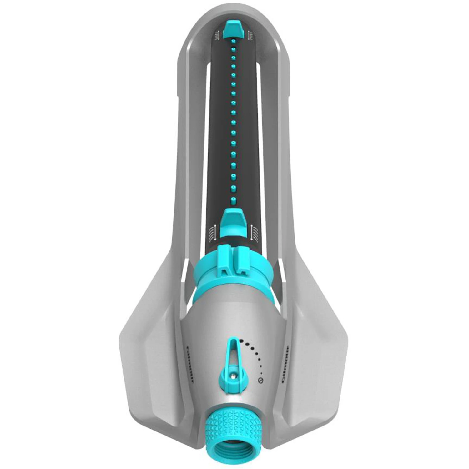 Oscillating Sprinkler, Metal, On/Off & Width Control