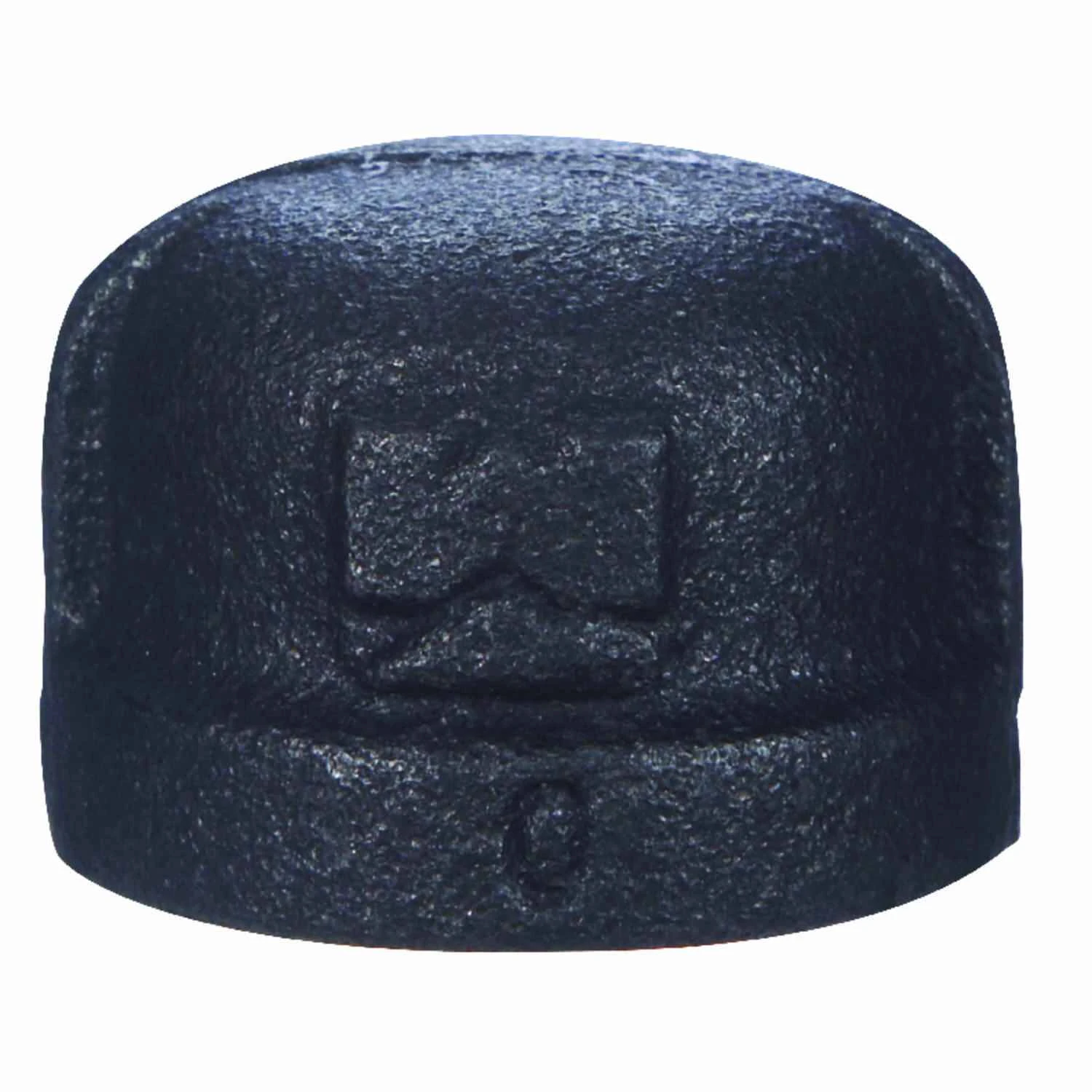 2 Inch Malleable Black Iron Cap Fitting - Model 521-408bg