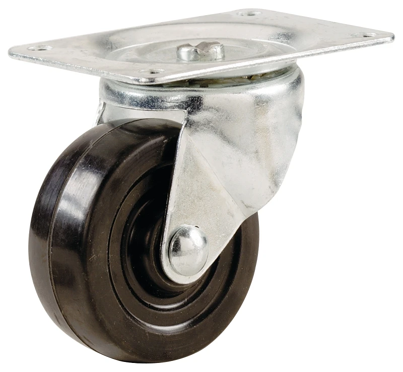 3 In. General-duty Soft Rubber Swivel Caster 175 Lb 1 Pk Model 9479