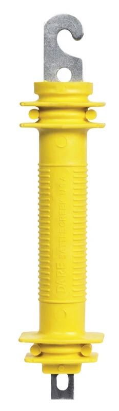 Rub'rgate 3-1/2 In. Bright Yellow Rubber Electric Fence Gate Handle