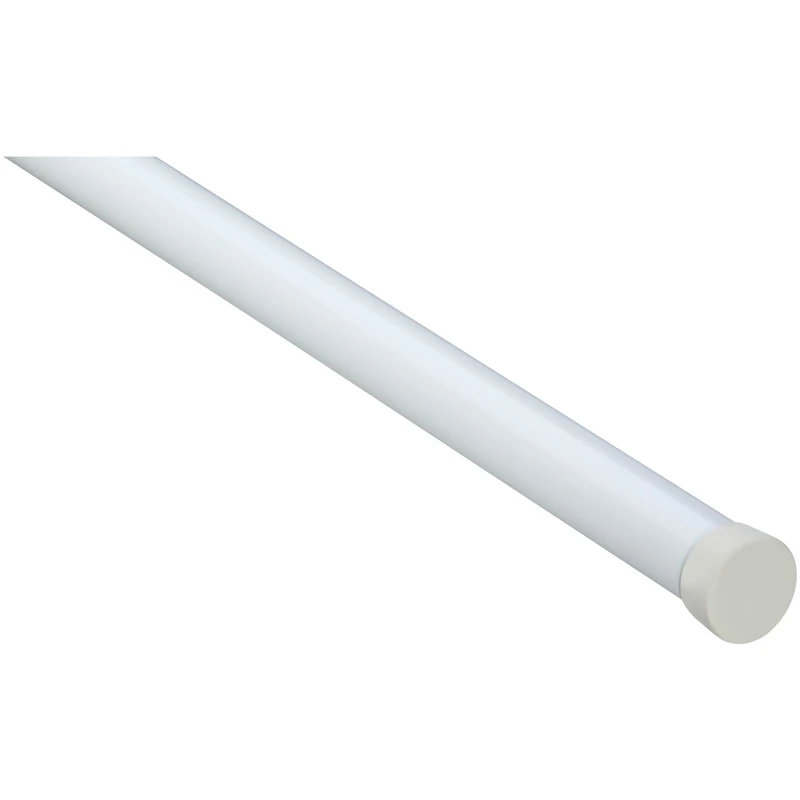 Steel Closet Rod, White, 4 Ft.