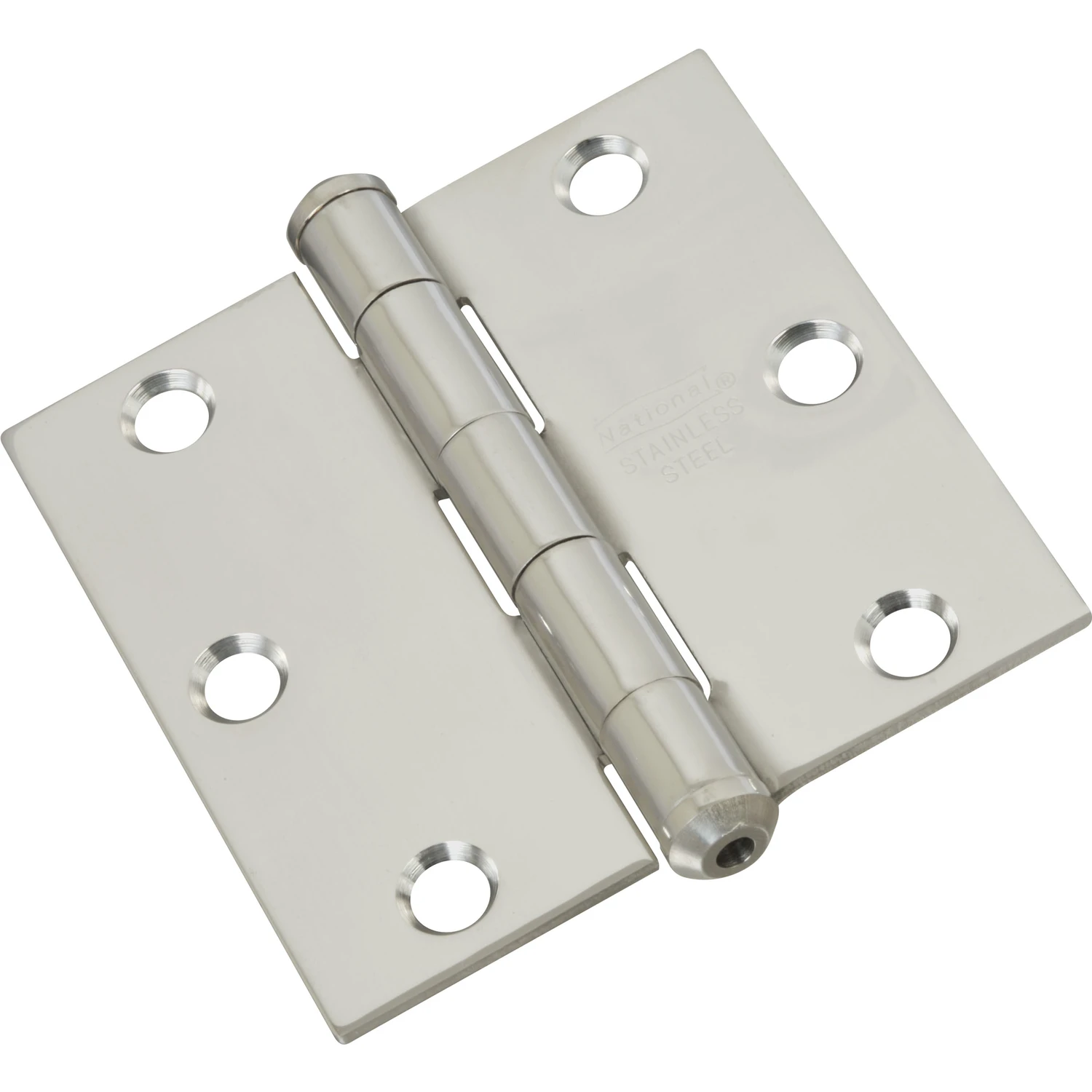 3 x 3 In. Stainless Steel Square Corner Door Hinge