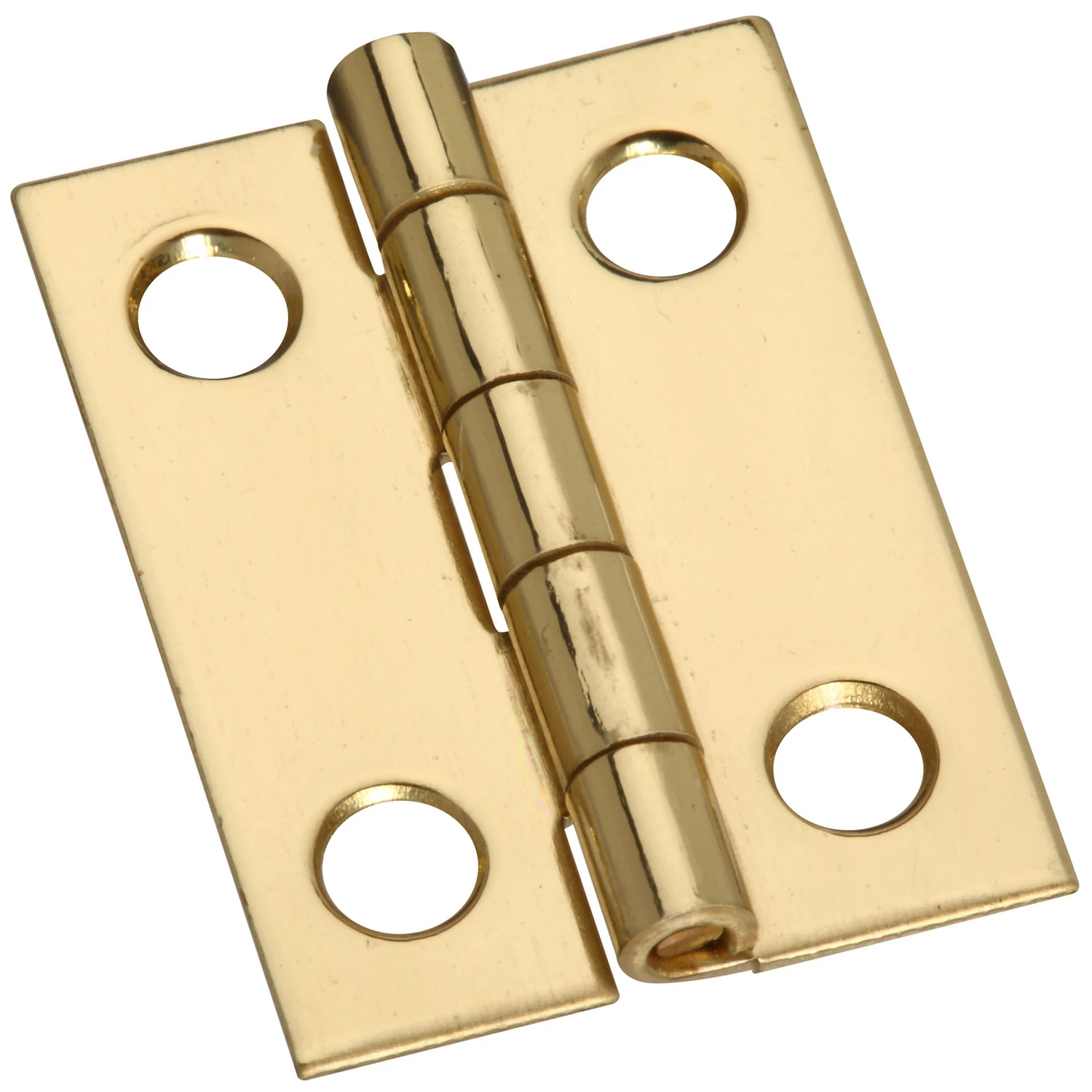 4-Pk., 1 x 3/4 In. Narrow Hinges, Light-Duty, Brass