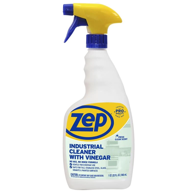 Zep R48432 All-Purpose Cleaner, 32 oz Bottle, Liquid, Vinegar, Colorless