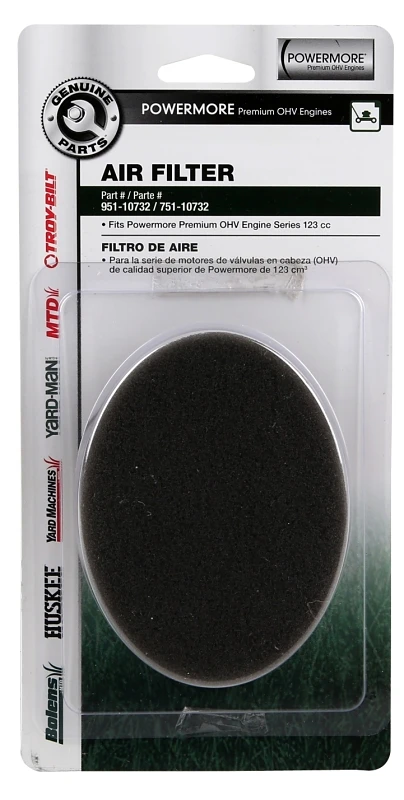 Powermore 123 Cc Foam Engine Air Filter For Mtd And Troy-bilt