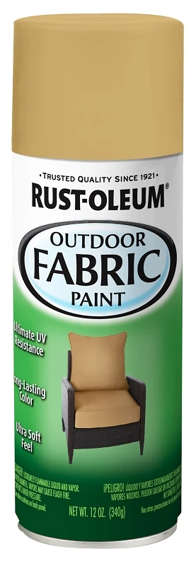 12 Oz. Flat/matte Outdoor Fabric Spray Paint In Khaki - Model 358834