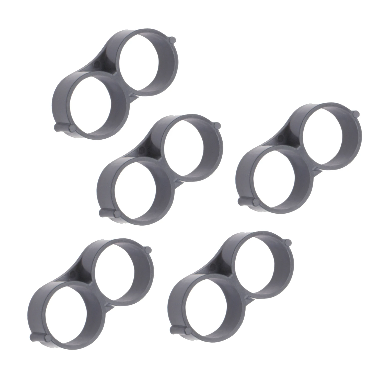 End Clamp, Fits 1/2-In. - 5/8-In. Tubing, 5-Pack