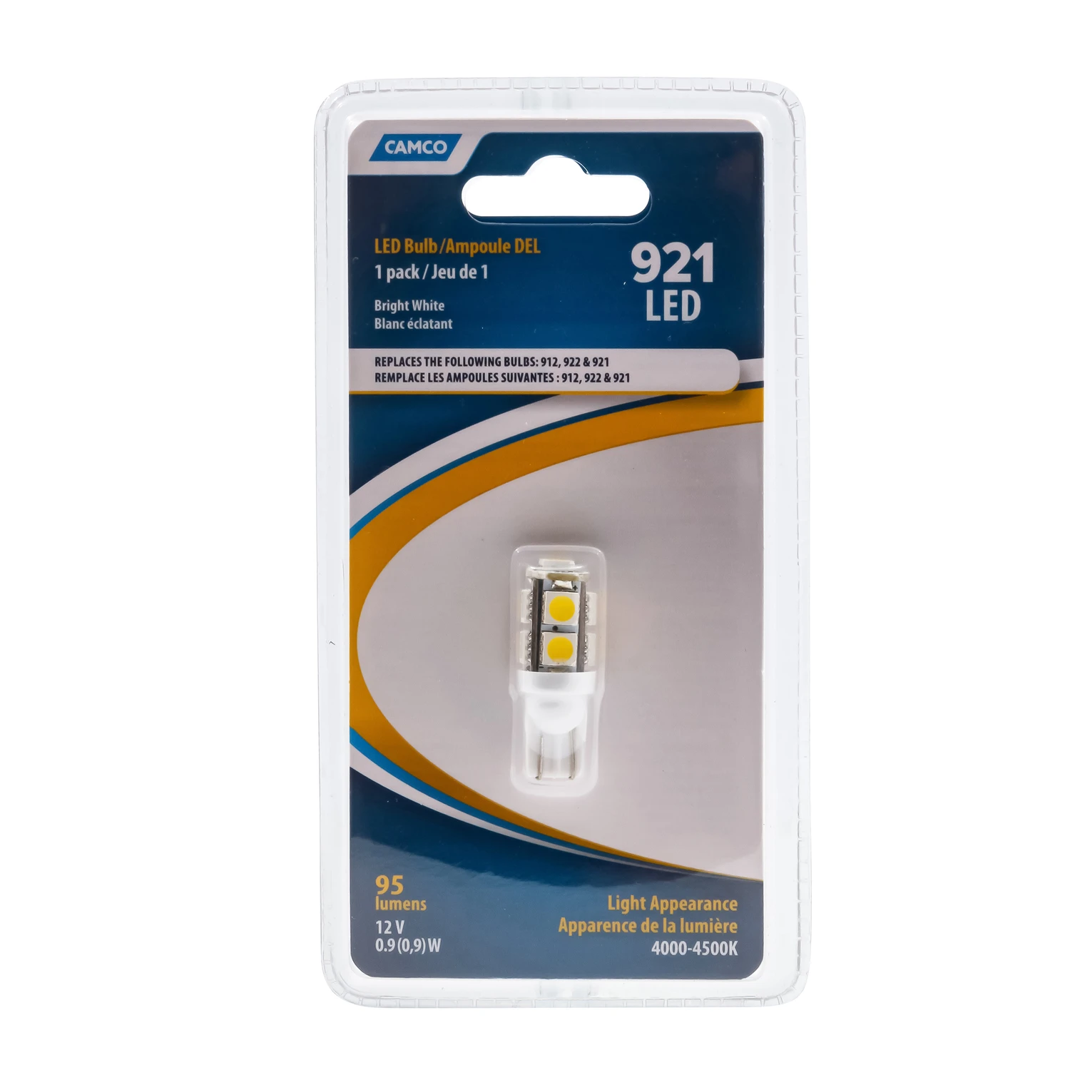 Camco Automotive Bulb 921 Bright White 1 pk