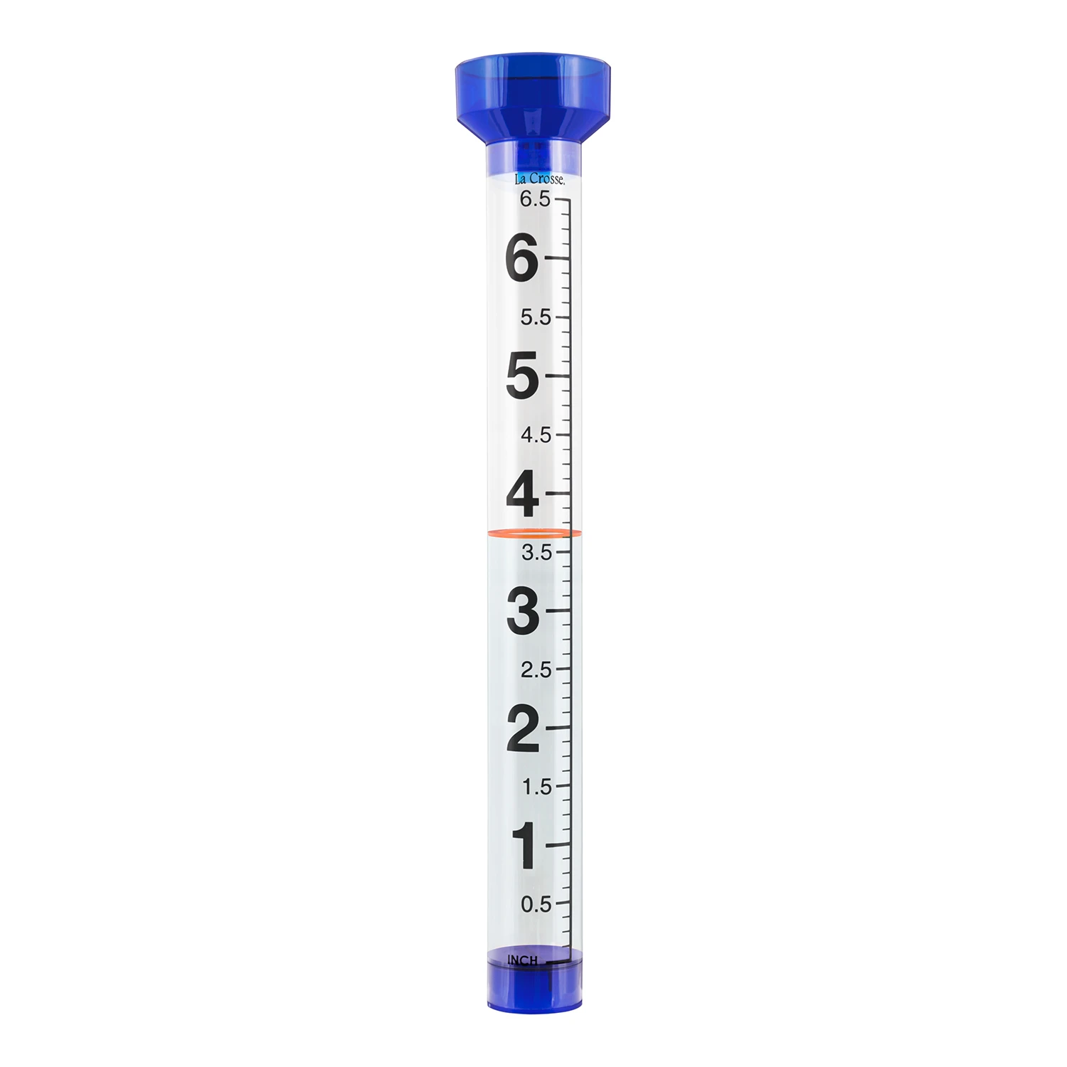 Technology Jumbo Rain Gauge 6 In. Capacity, 19.3 In. Height, Clear Plastic