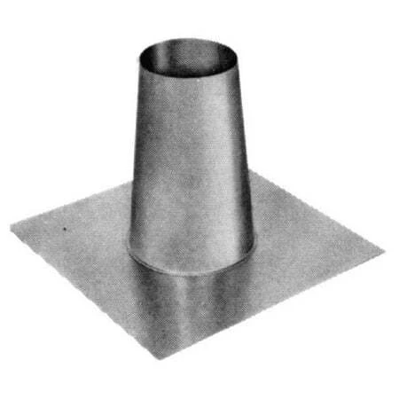 Selkirk 3 Inch Aluminum Flat Roof Pipe Flashing For Type B Gas Vent